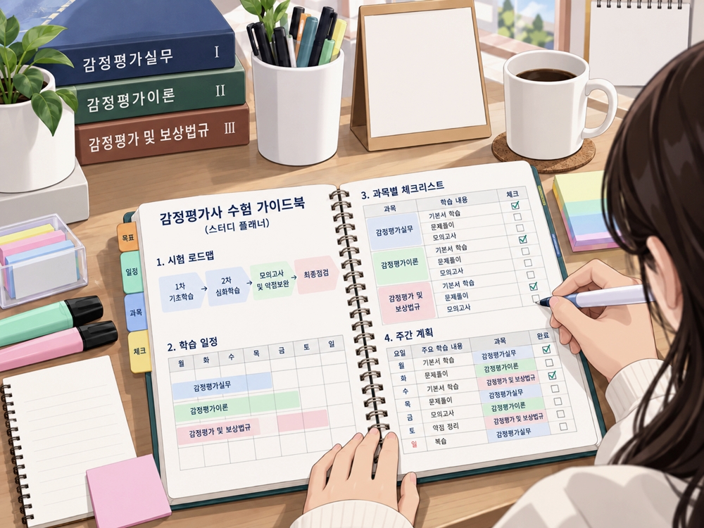 감정평가사 실무 이론 법규 과목별 합격 공부법